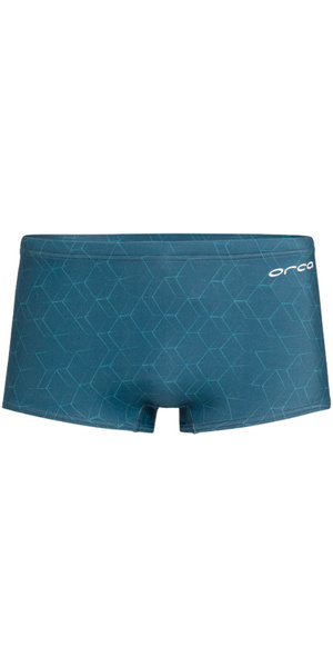 2026 Orca Hombres Bañador De Pata Cuadrada Core MS18 - Navy Turquoise